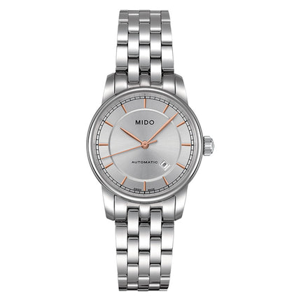 MIDO Baroncelli II M7600.4.10.1 Automatic Silver Dial Stainless Steel Strap