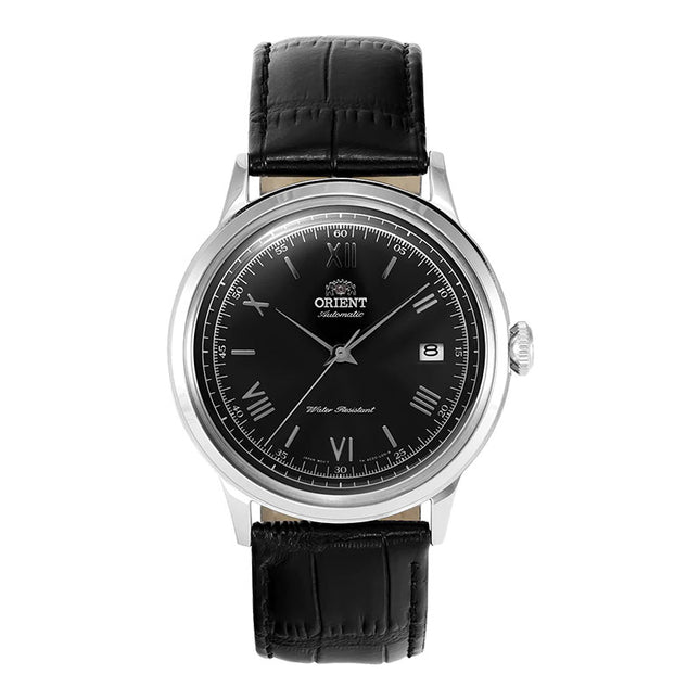 Orient Bambino TAC0000AB Automatic 2nd Generation Men Black Dial Black Leather Strap