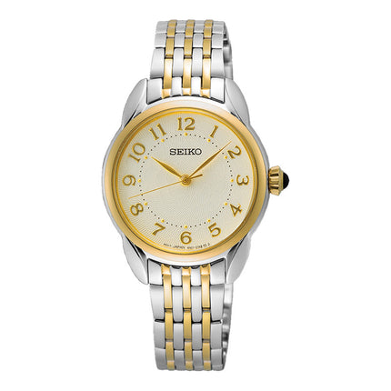Seiko Ladies SUR562P1 Dual Tone Dial Dual Tone Stainless Steel Strap