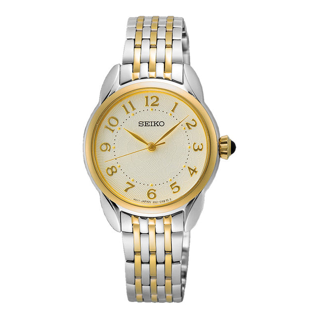 Seiko Ladies SUR562P1 Dual Tone Dial Dual Tone Stainless Steel Strap