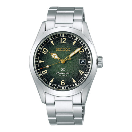 Seiko Prospex SPB155J1 Baby Alpinist Automatic Green Dial Stainless Steel Strap