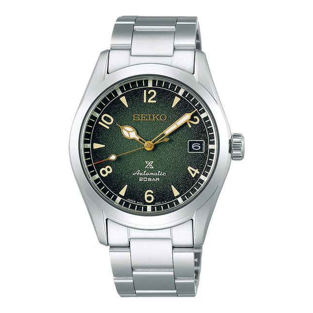 Seiko Prospex SPB155J1 Baby Alpinist Automatic Green Dial Stainless Steel Strap