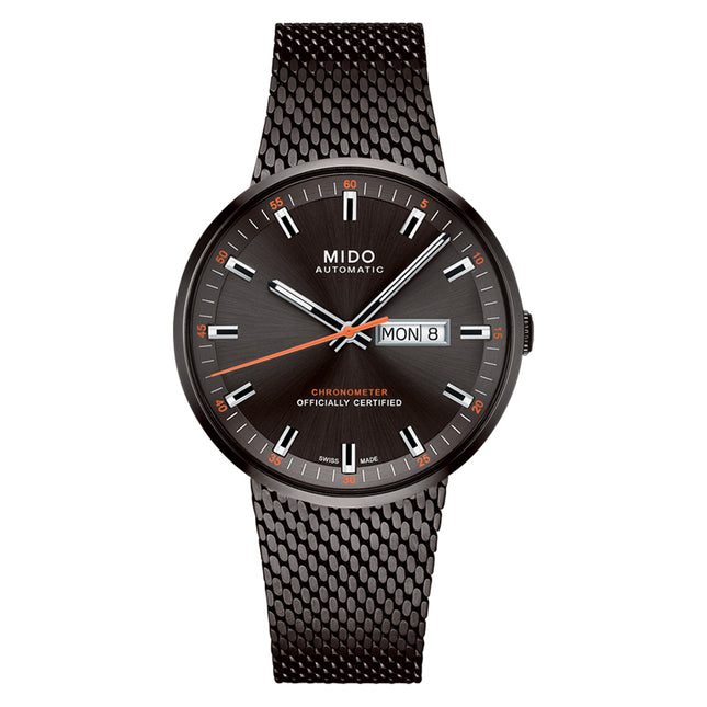 MIDO Commander M031.631.33.061.00 Icone Black Dial Black Mesh Strap