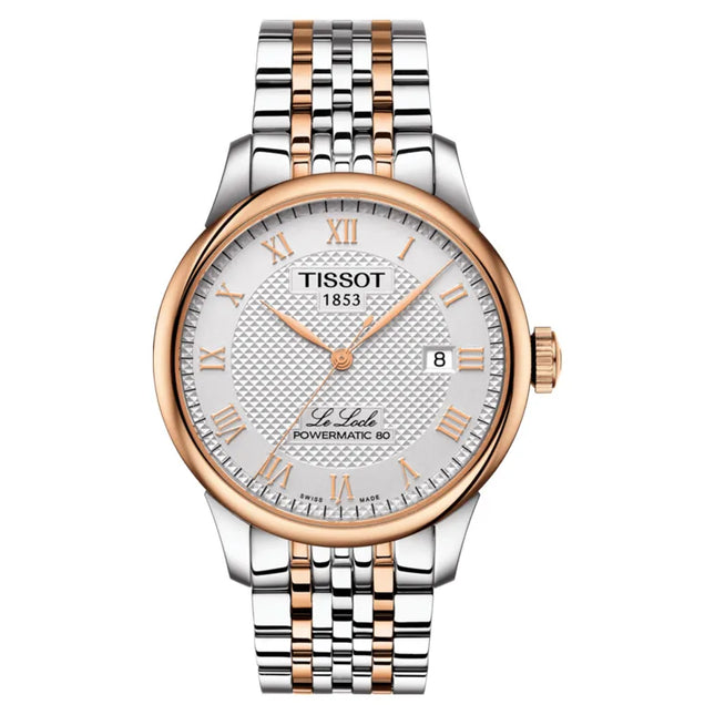 Tissot Le Locle Powermatic 80 39.3mm T-Classic T006.407.22.033.00 Silver Dial Stainless Steel Strap