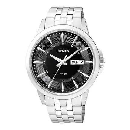 Citizen Classic BF2011-51E Men Dress Black Dial Stainless Steel Strap
