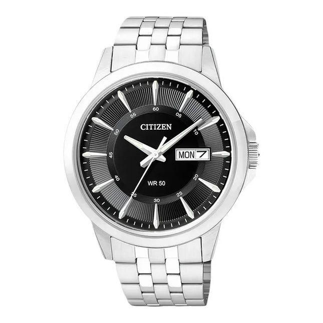 Citizen Classic BF2011-51E Men Dress Black Dial Stainless Steel Strap