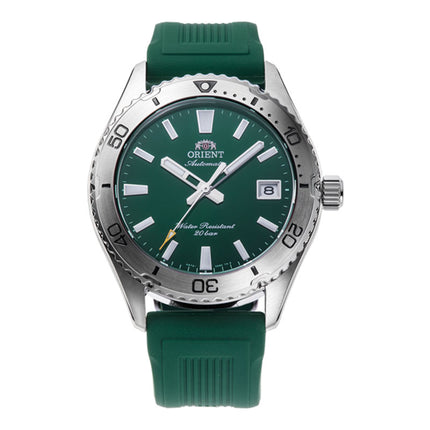 Orient Mako 40 RA-AC0Q11E Automatic Men Green Dial Green Rubber Strap