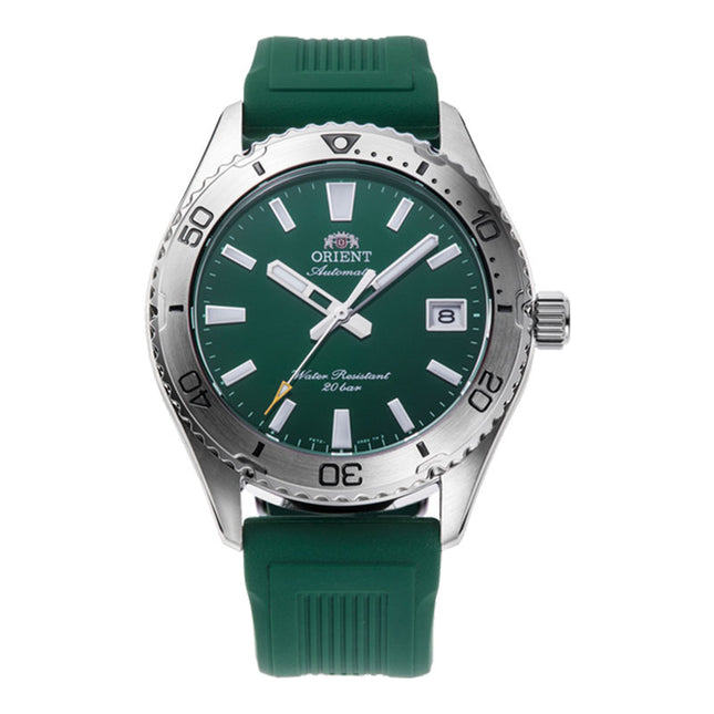 Orient Mako 40 RA-AC0Q11E Automatic Men Green Dial Green Rubber Strap