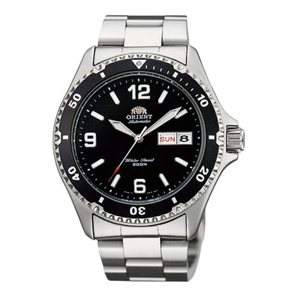 Orient Sports TAA02001B Mako II Automatic Black Dial Stainless Steel Strap