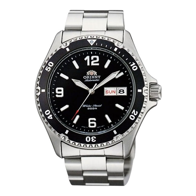 Orient Sports TAA02001B Mako II Automatic Black Dial Stainless Steel Strap