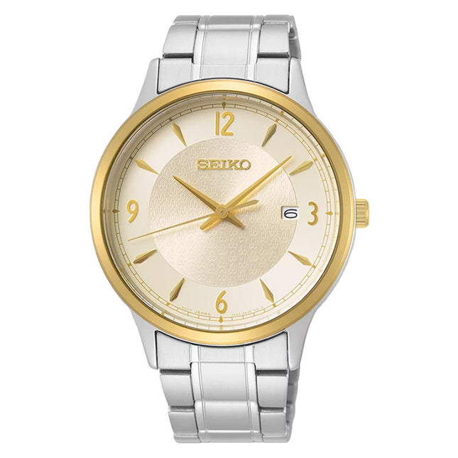 Seiko Classic SGEH92P1 50th Anniversary Men Champagne Dial Stainless Steel Strap