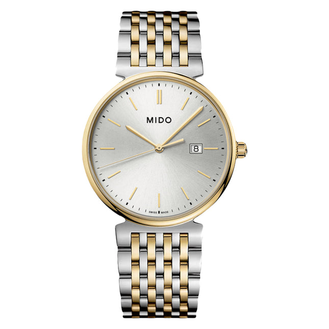 MIDO Dorada M033.410.22.031.00 Men Silver Dial Dual Tone Stainless Steel Strap