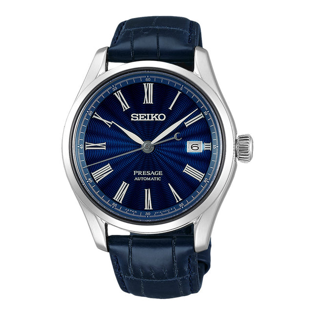 Seiko Presage Shippo Enamel SPB075J1 Baselworld 2018 Automatic Blue Dial Blue Leather Strap
