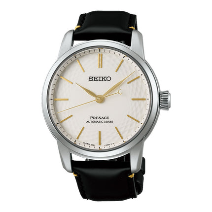Seiko Presage SPB497J1 Craftsmanship Unglazed Arita Porcelain Dial Leather Strap Limited Edition