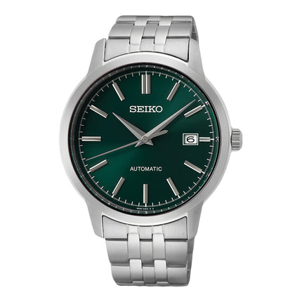 Seiko Classic SRPH89K1 Discover More Green Dial Stainless Steel Strap