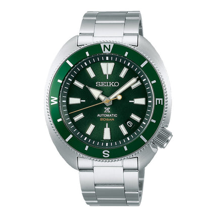 Seiko Prospex SRPH15K1 Tortoise Land Automatic 200M Green Dial Stainless Steel Strap