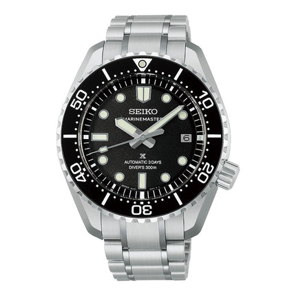 Seiko Prospex HBF001J1 Marinemaster 1968 Heritage Diver In Satin Black Dial Stainless Steel Strap
