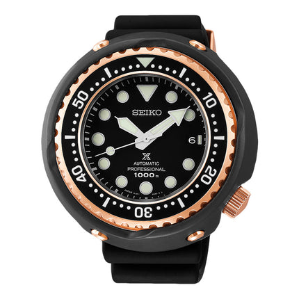 Seiko Prospex SLA042J1 Emperor Tuna 1975 Diver Reinterpretation Black Dial Black Rubber Strap