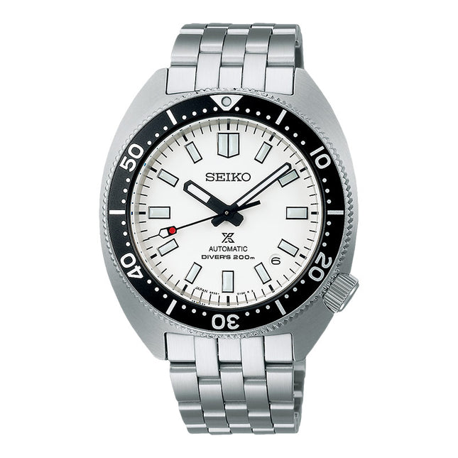 Seiko Prospex SPB313J1 Heritage Re-Interpretation Slim Willard White Dial Stainless Steel Strap