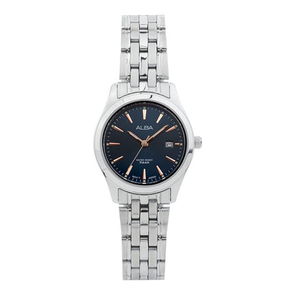 Alba AH7BN1X1 Ladies Blue Dial Stainless Steel Strap