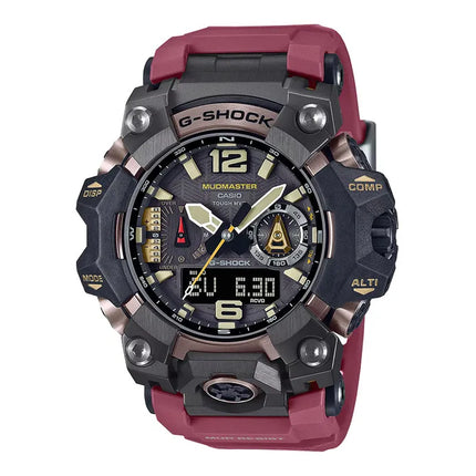 Casio G-Shock Mudmaster GWG-B1000-1A4DR Master Of G-Land Digital Analog Dial Red Resin Band