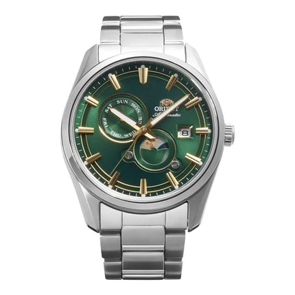 Orient Contemporary RA-AK0314E Stretto Day & Night Green Dial Stainless Steel Strap