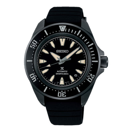 Seiko Prospex SRPL15K1 Diver Samurai Shog-Urai Black Dial Black Silicone Strap