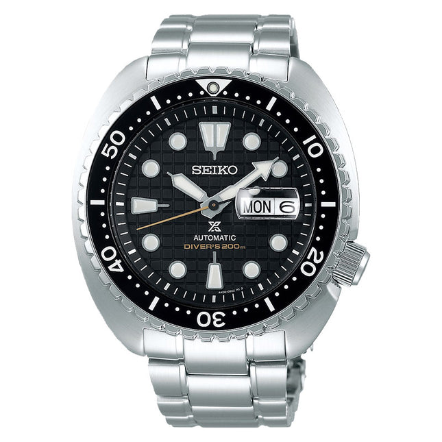 Seiko Prospex SRPE03K1 King Turtle Automatic Black Dial Stainless Steel Strap
