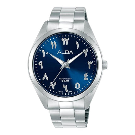 Alba ARX159X1 Men Blue Dial Stainless Steel Strap