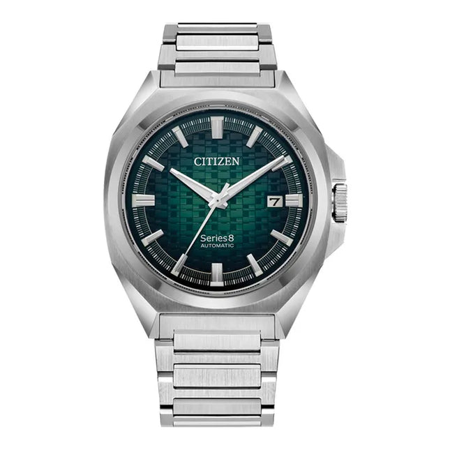 Citizen Series8 831 NB6050-51W Men Automatic Green Dial Stainless Steel Strap