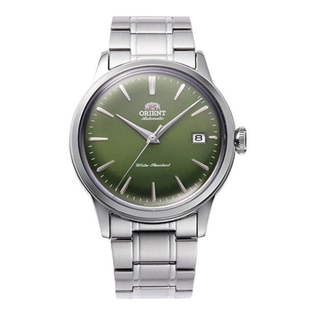 Orient Classic RA-AC0M09E Bambino 38 Automatic Grass Green Dial Metal Strap