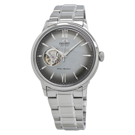 Orient Classic RA-AG0029N Helios Mechanical Men Open Heart Grey Dial Stainless Steel Strap