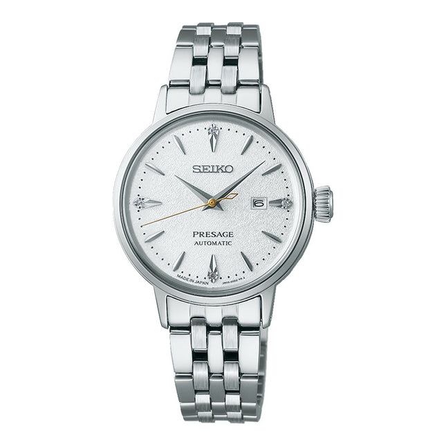 Seiko Presage SRE017J1 Cocktail Time Hot Buttered Rum Diamond-Set Stainless Steel Strap