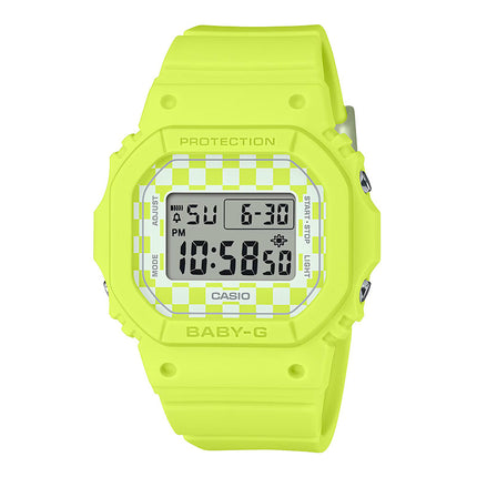 Casio Baby-G BGD-565GS-9DR Street Skate Culture Ladies Digital Dial Yellow Resin Band