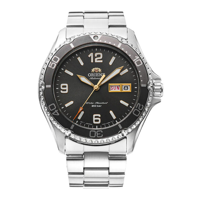 Orient Sports RA-AA0819N Automatic Mako III Grey Dial Stainless Steel Strap 