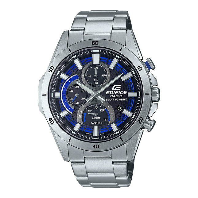 Casio Edifice EFS-S610D-1AVUDF Heat Gradation Slim Blue Line Dial Stainless Steel Band