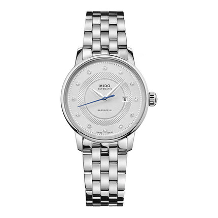 MIDO Baroncelli M037.207.11.036.01 Signature Automatic Silver Dial Stainless Steel Strap
