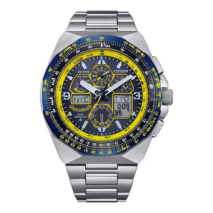 Citizen Promaster JY8125-54L Skyhawk A-T Blue Angels Men Dual Tone Dial Stainless Steel Strap