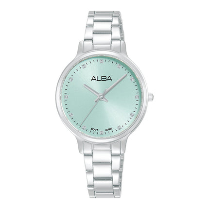 Alba Fashion ARX151X1 Ladies Light Blue Dial Stainless Steel Strap