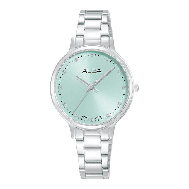 Alba Fashion ARX151X1 Ladies Light Blue Dial Stainless Steel Strap