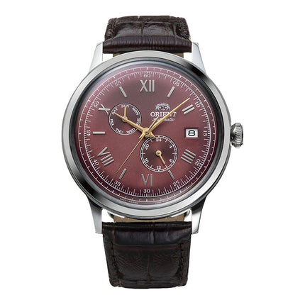 Orient Classic RA-AK0705R Bambino Automatic Red Dial Brown Leather Strap