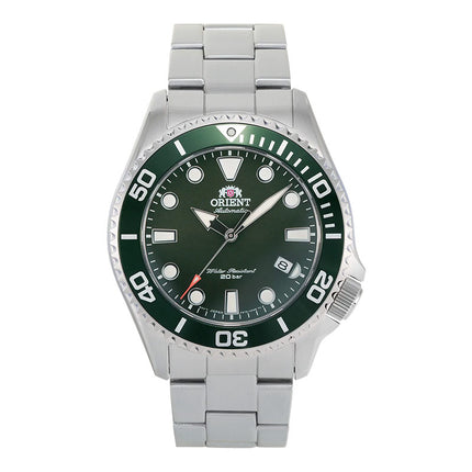 Orient Sports RA-AC0K02E Automatic Green Dial Stainless Steel Strap