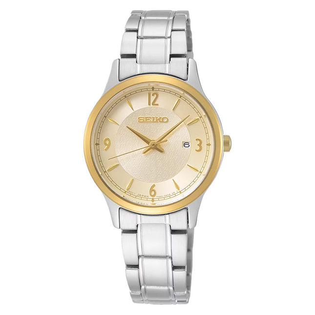 Seiko Ladies SXDH04P1 Champagne Dial Stainless Steel Strap