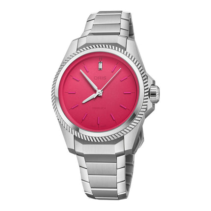 Oris ProPilot X Miss Piggy Edition 01-531-7796-4158-07-8-17-05LC Pink Dial Stainless Steel Strap
