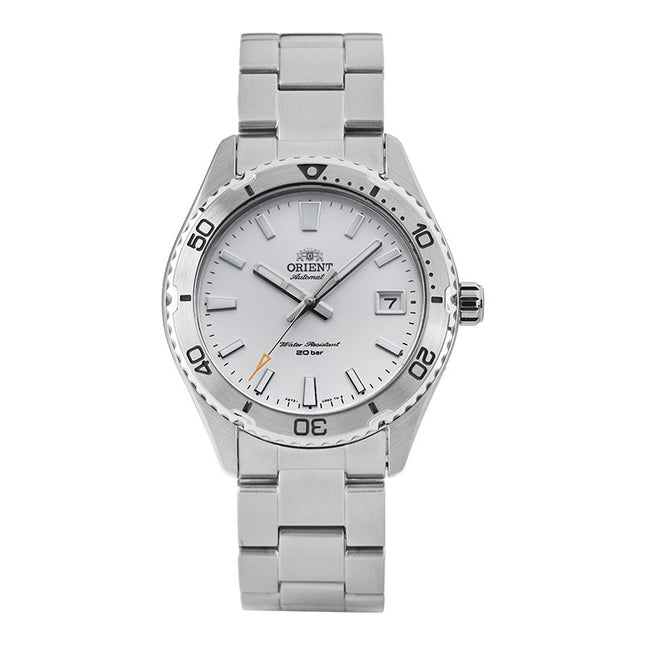 Orient Mako 40 RA-AC0Q03S Men Silver Dial Stainless Steel Strap
