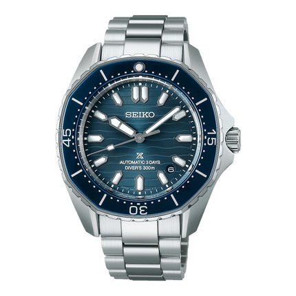 Seiko Prospex SPB483J1 Octagonal Bezel Blue Dial Stainless Steel Strap