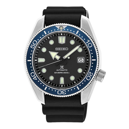 Seiko Prospex SPB079J1 The 1968 Automatic Divers Modern Re-interpretation Black Dial Rubber Strap