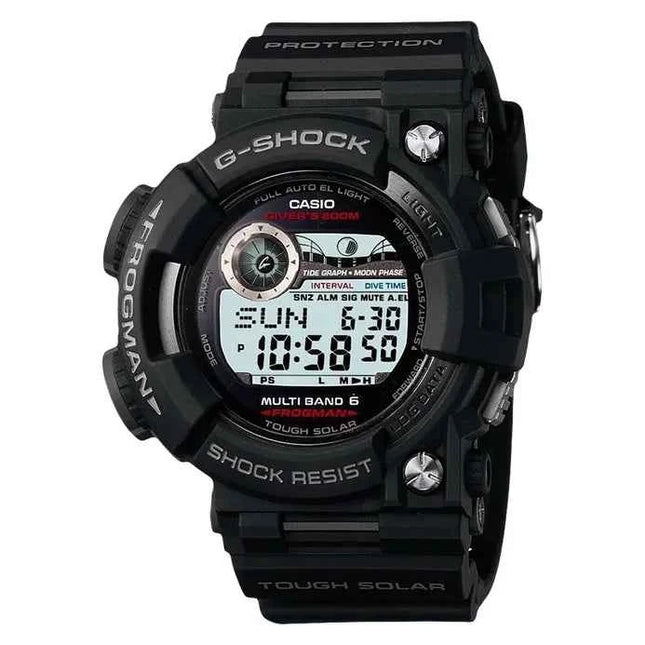 Casio G-Shock Frogman GWF-1000-1JF Master Of G Tough Solar Digital Dia Black Resin Band
