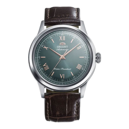 Orient Classic RA-BB0001E Bambino Automatic Green Dial Brown Leather Strap