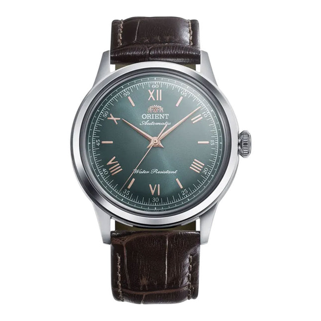 Orient Classic RA-BB0001E Bambino Automatic Green Dial Brown Leather Strap
